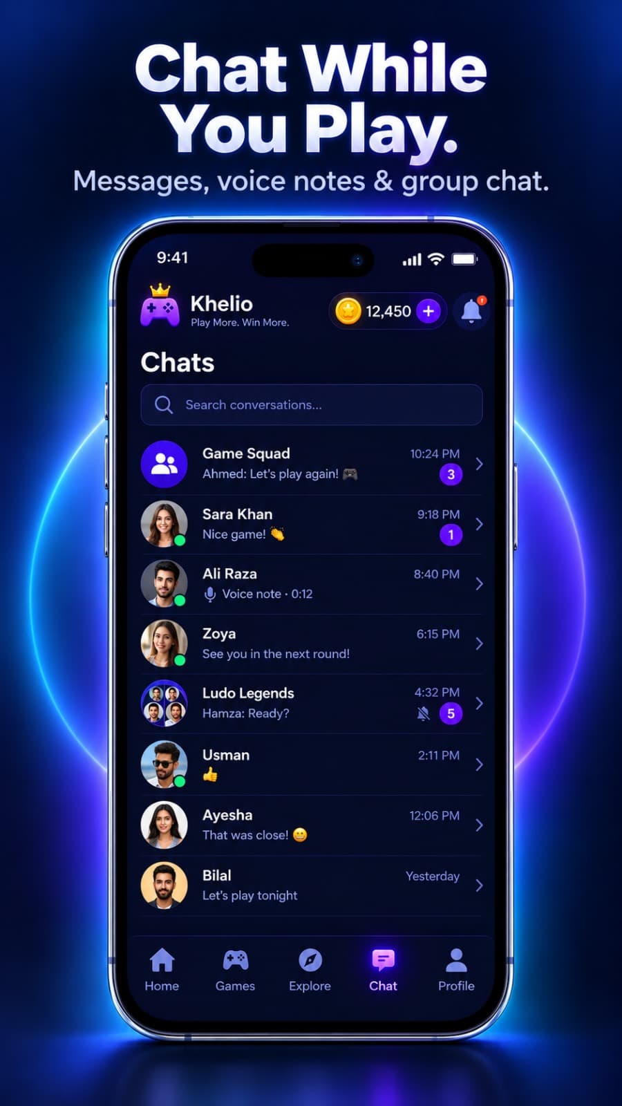 Chat & Voice Notes