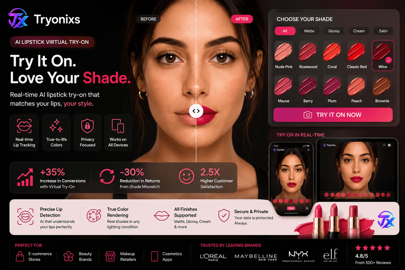 MAC virtual try-on — preview 3