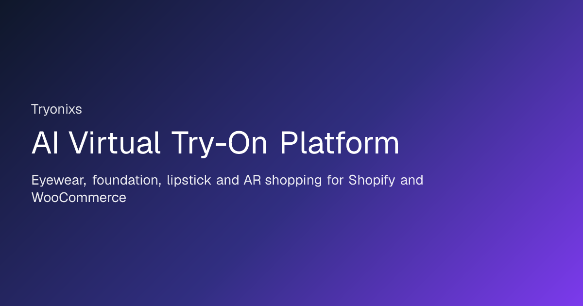 Tryonixs — 官网预览图